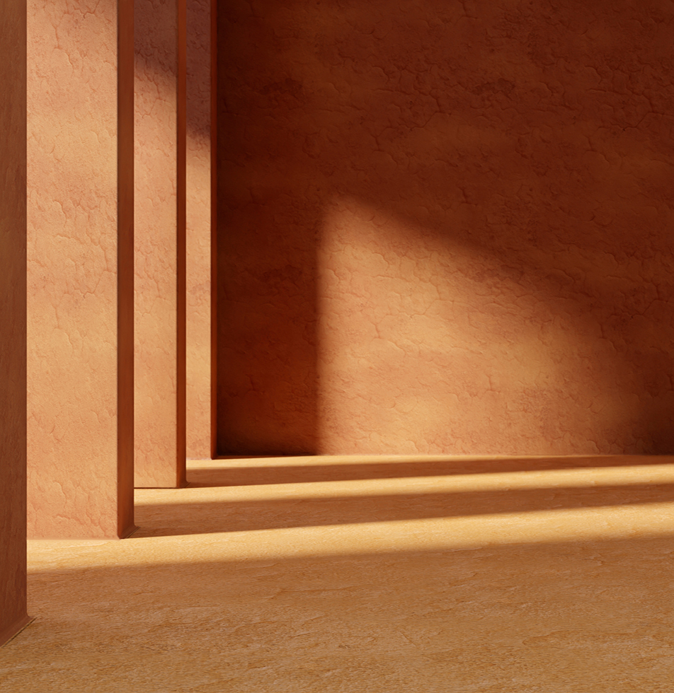 Hallway in the afternoon light